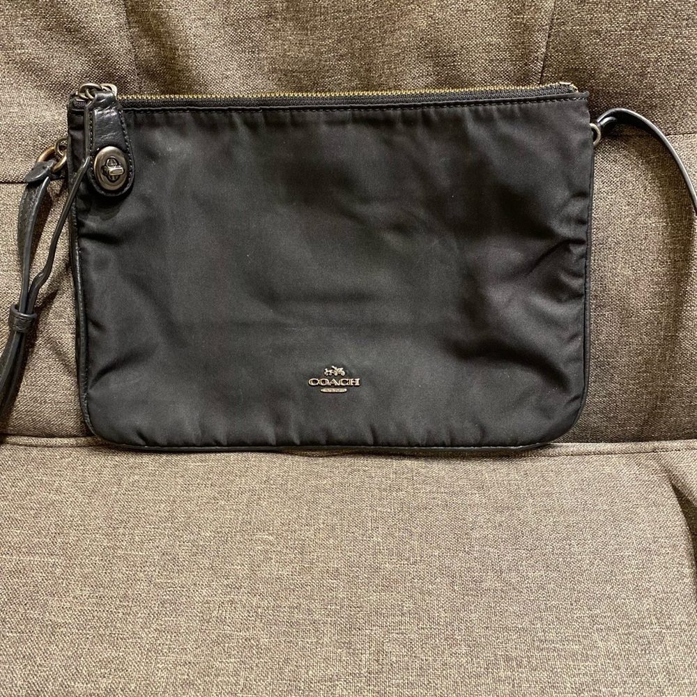 Coach Nylon Crossbody Black Bag
